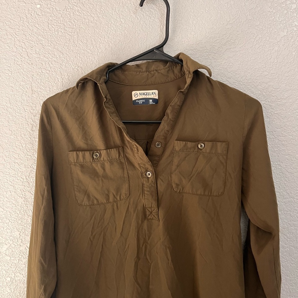 Magellan Outdoors Classic Fit Jacket in Olive